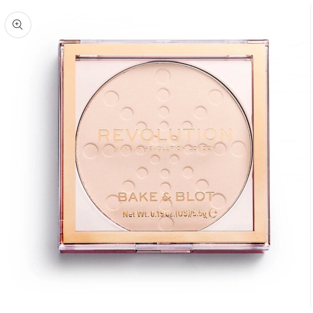 089/ Makeup Revolution Bake And Blot Pressed Powder - Translucent